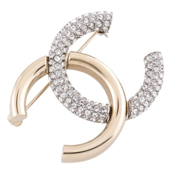 NEW Chanel CC Logo Brooch - Picture 3 of 12